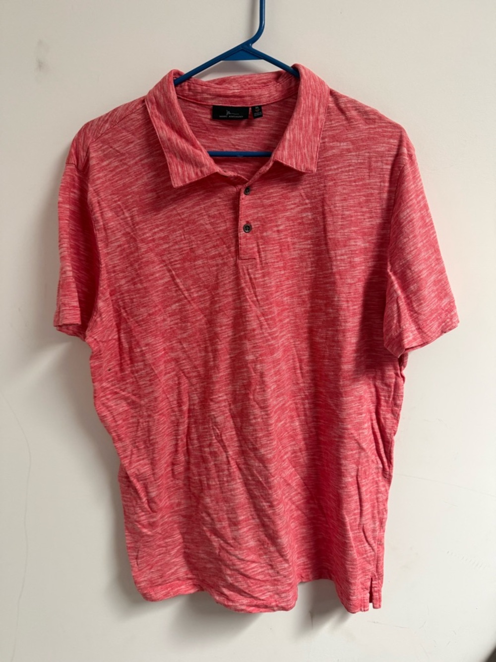 Marc Anthony Coral Heather Polo Shirt